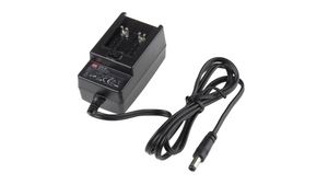 Plug-In Power Supply with Interchangeable Adapter GE24I 264V 15W 2.1 x 5.5 mm Barrel Plug